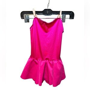 Weismann Girls Dance Vibrant Pink Costume Dress 10/12 Kids